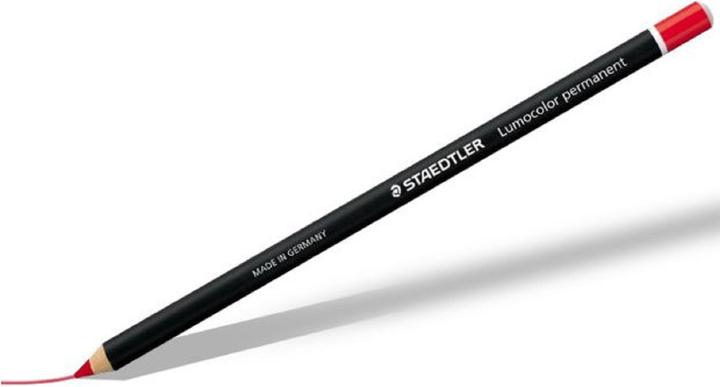 Actual product image Staedtler LUMOCOLOR PERMANENT - GLASS CHROME - Markers (Red, 4 mm, 1 x)