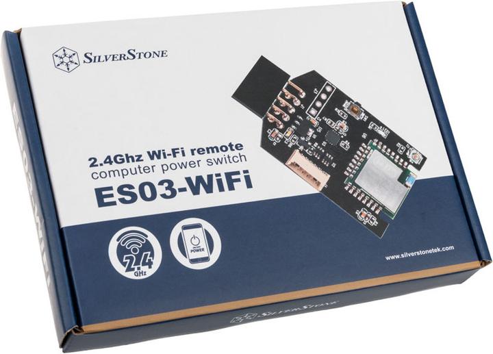 Actual product image Silverstone ES03-Wifi PC Power on/off WLAN Switch