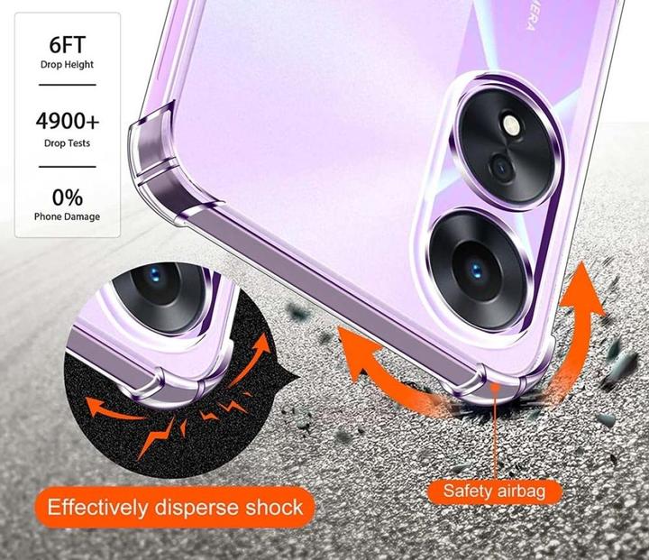 Image du produit Screenguard Crystal Soft Airbag Bumper (Oppo A78 5G)