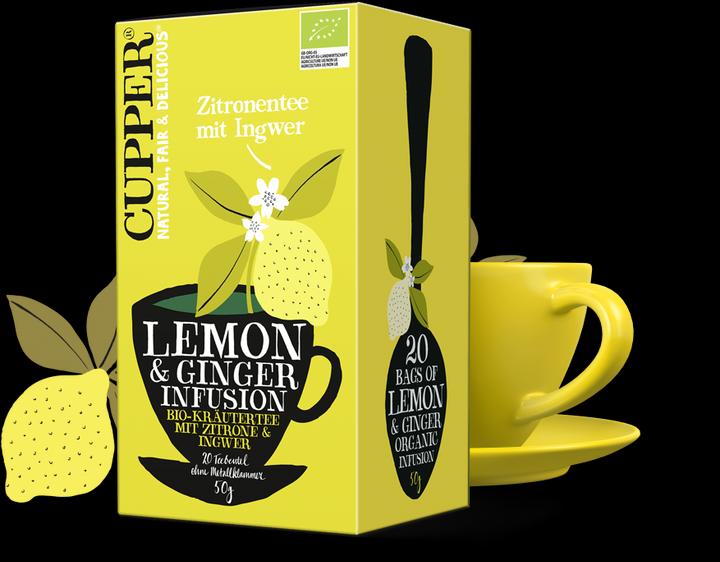 Image du produit Cupper Thé vert citron gingembre (50 g)