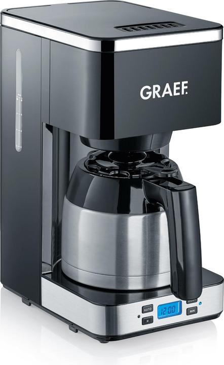 Graef FK 512 Filterkaffeemaschine mit Timer und Thermokanne schwarz (EU-Stecker)
