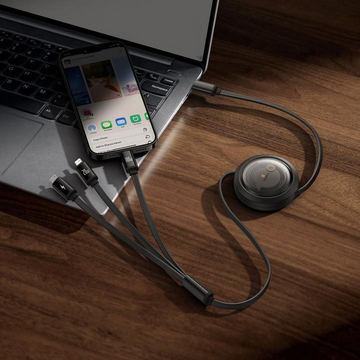 Produktbild Baseus USB Typ C – Micro USB B, Lightning, USB Typ C (1.10 m, USB 2.0)