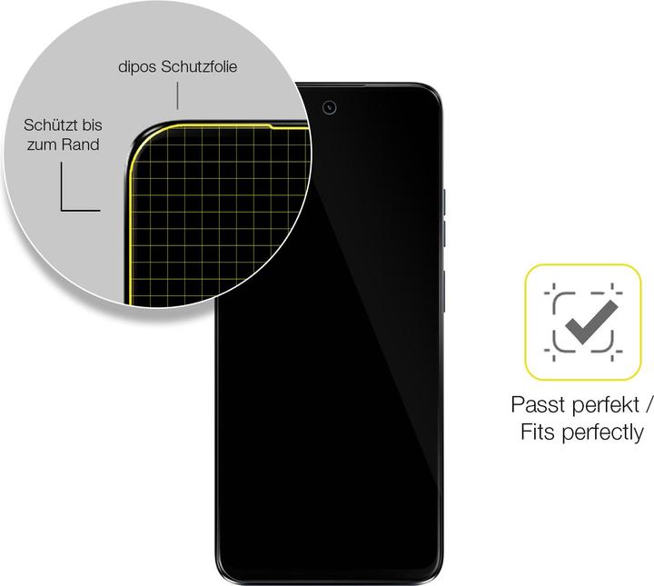 Immagine prodotto Dipos Pellicola Protettiva Full-Cover 3D (2 Pezzo/i, Motorola Moto G34)