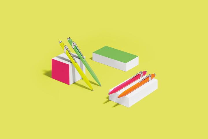 Actual product image Caran d'Ache 849 Fluo mit Etui (Yellow, 1 x)