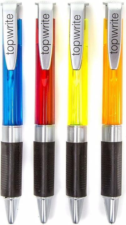 Produktbild Topwrite 4 Kugelschreiber mit Komfortgriff (Mehrfarbig, 4 x)
