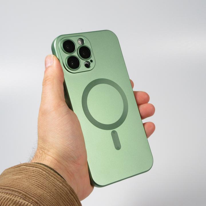 Produktbild PhoneLook Hülle Gummi weich mit Kameraschutzglas MagSafe (Apple iPhone 15 Pro)