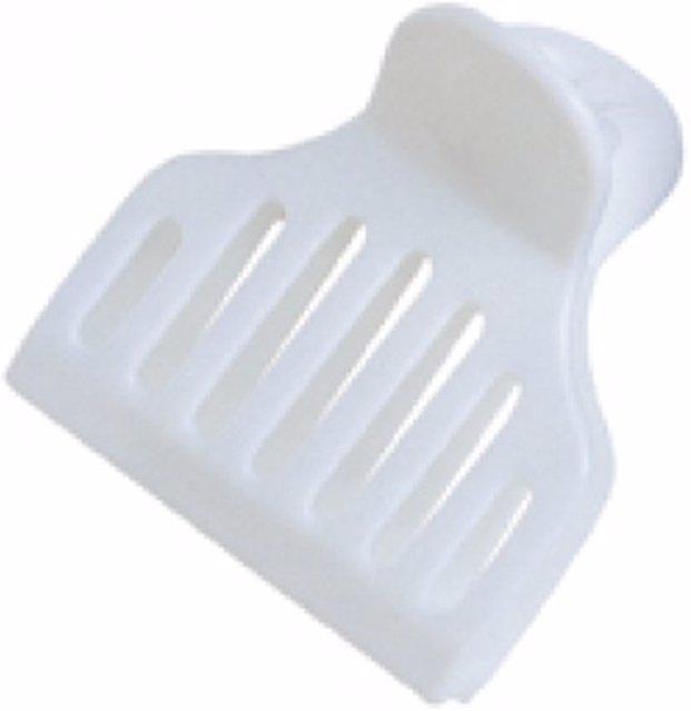Comair Abteilklammer Plastik Butterfly 6er Btl weiss (6 Stk.)