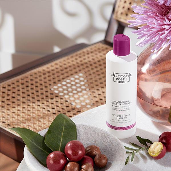 Produktbild Christophe Robin Colour Shield Shampoo with Camu Camu Berries (250 ml, Flüssiges Shampoo)
