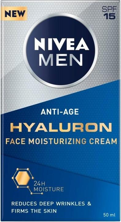Image du produit Nivea Men Hyaluron anti-âge (50 ml, Crème de jour, SPF 15)
