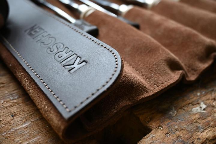Produktbild Kirschen Stechbeitelsatz 4-tlg. Ledertasche 10-16-20-26 (26 mm)