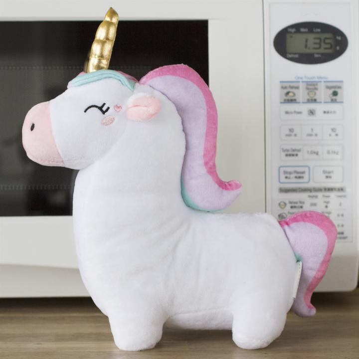 Produktbild Novelty Mikrowelle Wärmekuscheltier Unicorn