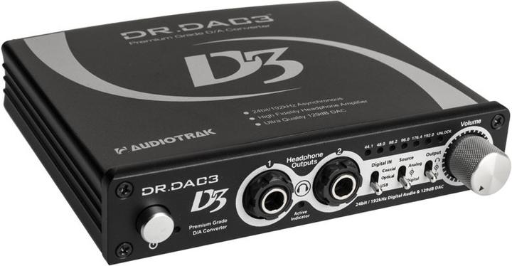 Actual product image Audiotrak DR.DAC3, High End Headphone Amplifier (600 Ohm)