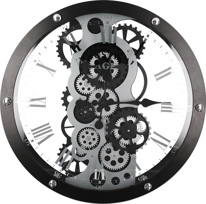 Image du produit Casablanca by Gilde Horloge murale Industry noire