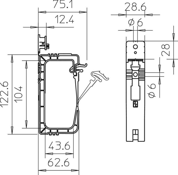 Actual product image OBO Bettermann Grip collective holder (300 mm)