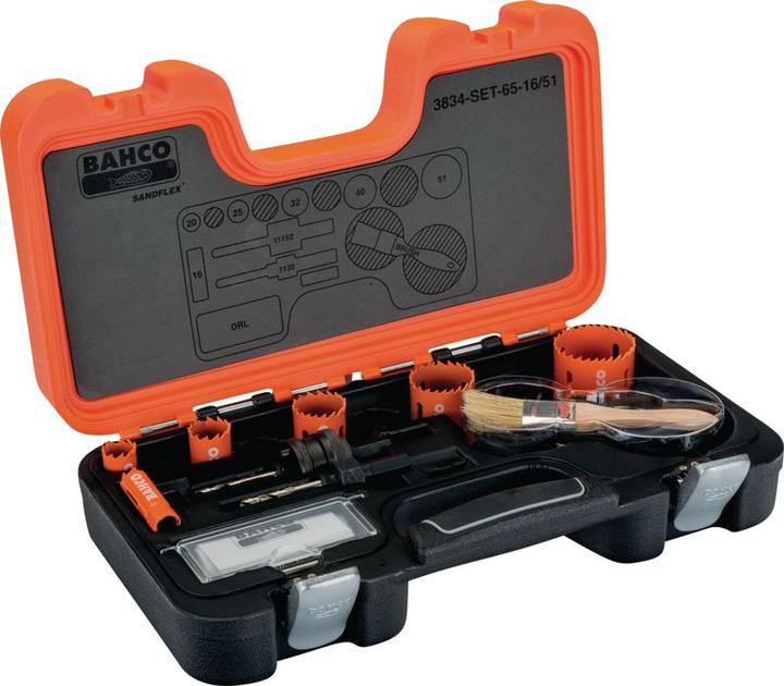 Produktbild Bahco Lochsägen-Set 3834-SET-65 (16 - 51 mm)