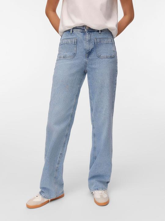 Produktbild Vero Moda VMTESSA Hohe Taille Weiter Beinschnitt Jeans Weit geschnitten (W27/L34)