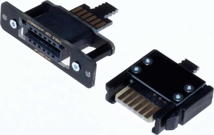 Unilight kabelsteckverbindung cable mit 6 primär en polen für 2 servos, bausatz, 2pcs