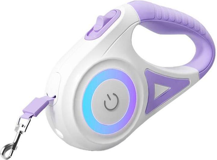 Immagine prodotto Rojeco Guinzaglio automatico per cani LED 5 m (viola) (Cane, Generale)