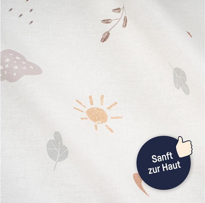 Produktbild Julius Zöllner Baby-Ganzjahresschlafsack Organic Night & Day 110 cm (110 cm, 0.5 TOG)