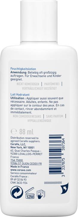 Actual product image CeraVe Moisturizing lotion (Body cream, 88 ml)