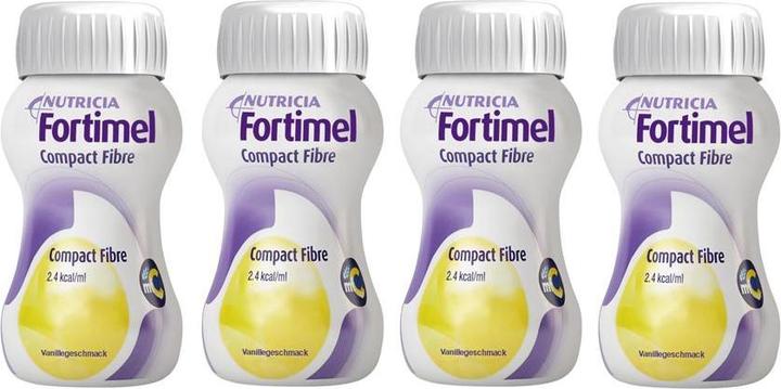 Immagine prodotto Fortimel Compact Fibre Vanille (Vaniglia, 4 pz., 646 g)