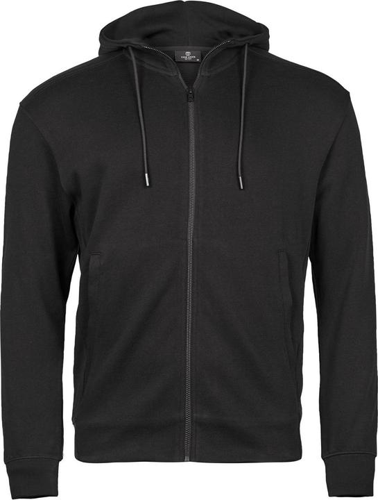 Tee Jays Mens Ribber Interlock Full Zip Hoodie