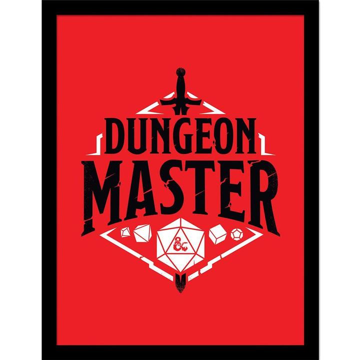 Actual product image Dungeons & Dragons Dungeon Master Framed Poster (40 x 30 cm)