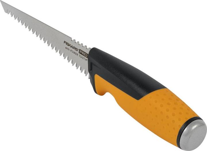Productafbeelding Fiskars Pro Kleine Metaalzaag, Incl. Holster, Zaagbladlengte: 15 cm, 7 TPI, Zwart/Oranje, PowerToo