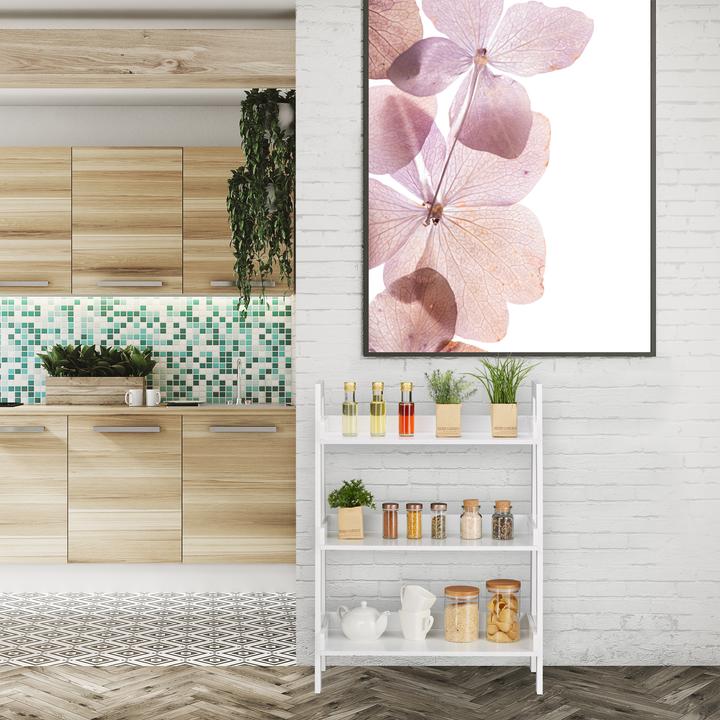 Image du produit Relaxdays Étagère blanche (61 x 29 x 82,5 cm)
