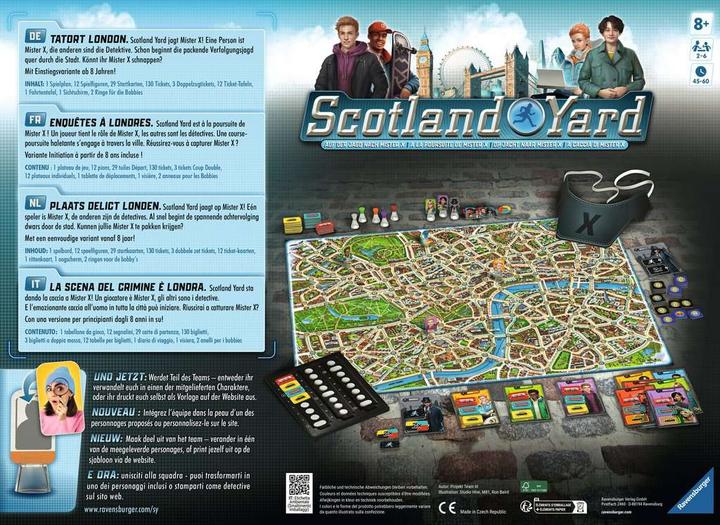 Produktbild Ravensburger Scotland Yard (Deutsch, Französisch, Italienisch, Englisch)