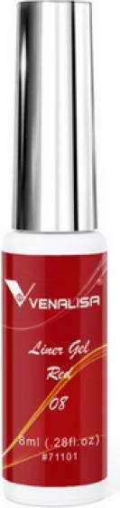Venalisa Liner Gel Red (Gel-Effekt Nagellack)