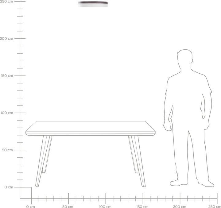 Image du produit Beliani Plafonnier Lumarko LED Plafonnier Metalo Sp. SAKAE blanc. (2850 lm, E27)