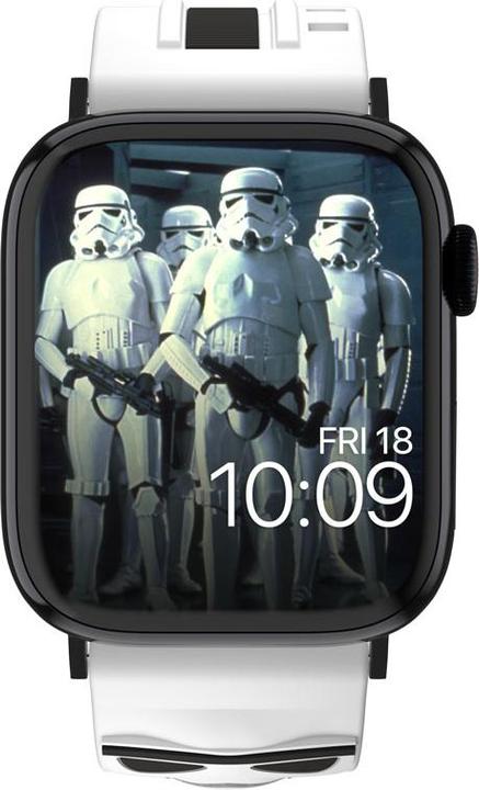 Produktbild Moby Fox Star Wars - Apple Watch Armband 38/40/41/42/44/45/49 mm (Stormtrooper 3D) (Silikon)