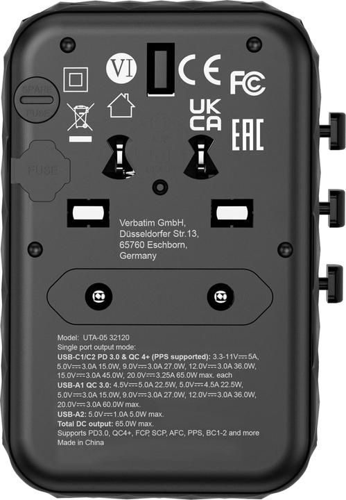Image du produit Verbatim Adaptateur universel de voyage