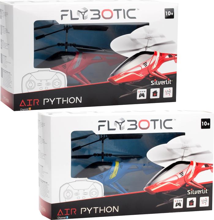 Actual product image Silverlit flybotic helicopter Air Python ass.