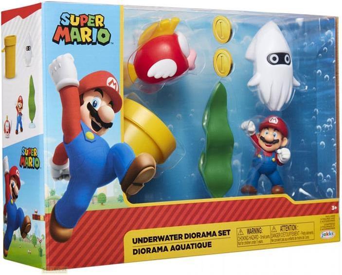 Image du produit Jakks Pacific World of Nintendo Super Mario Diorama Set assortiment (6)