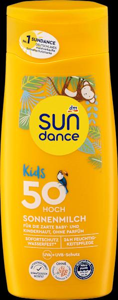 dm Sundance Kids (Sonnenmilch, SPF 50, 200 ml)