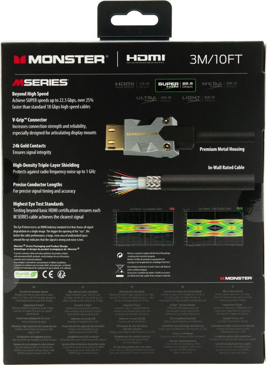 Actual product image Monster M1000 (3 m, HDMI)