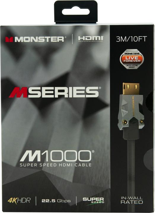 Actual product image Monster M1000 (3 m, HDMI)