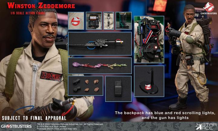 Image du produit Star Ace Toys Ghostbusters (1984) Figurine 1/6 Winston Zeddemore 30 cm