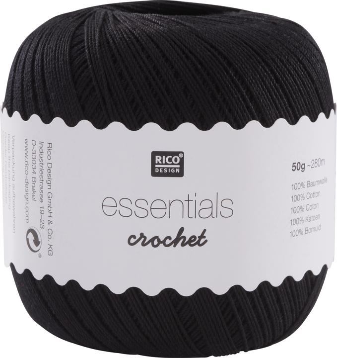 Actual product image Rico Design Crochet and Knitting Yarn Essentials Crochet 50 g, Pink (280 m)