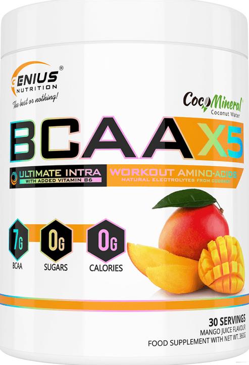 Image du produit Genius Nutrition BCAA-X5 (Mangue, 1 pcs, 460 g)