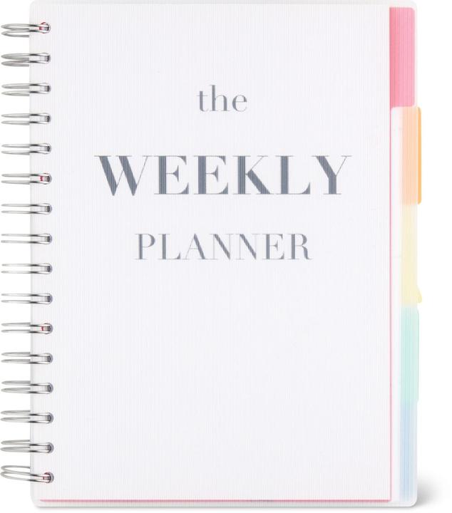 Papeteria Agenda hebdomadaire Wiro Notebook (A5, Blanc, Couverture souple)