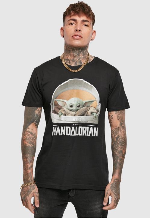 Produktbild Mister Tee Baby Yoda Mandalorian Logo Tee (XL)