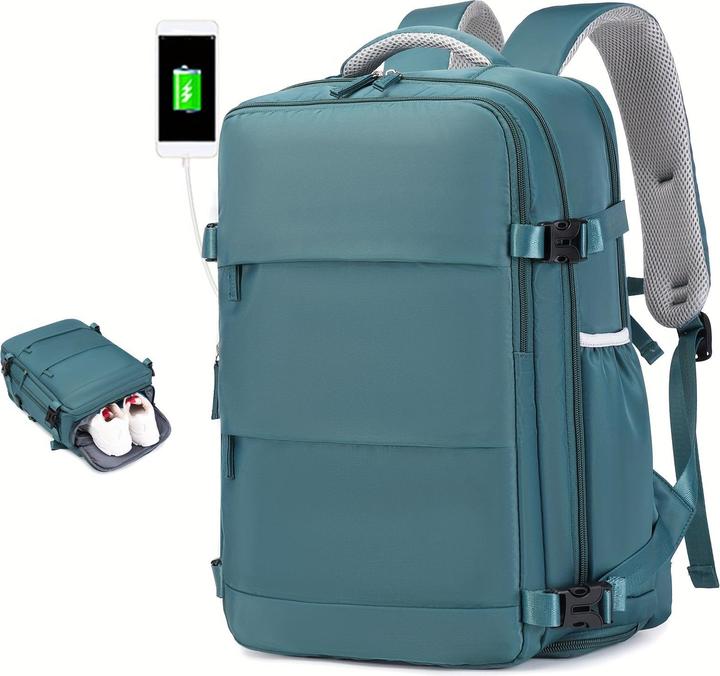 Actual product image Only-Bags.Store Travel Backpack With Shoes Compartment, Large Capacity Business Computer Daypack, Outdoor Travel