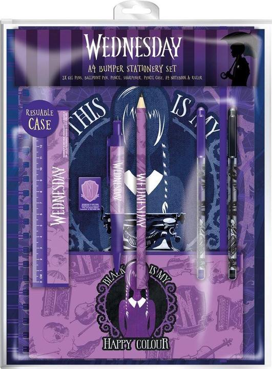 Actual product image Wednesday Writing Time A4 Bumper Stationery Set Set (Colored, 100 x)