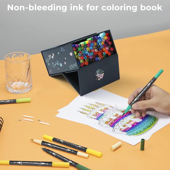 Image du produit Ohuhu Série Maui Crayons à pinceau (Multicolore, 100 x)