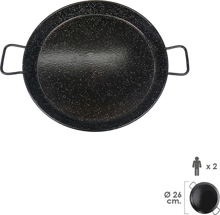 Produktbild Garcima Paellapfanne (26 cm, Paella Pfanne, Stahl)