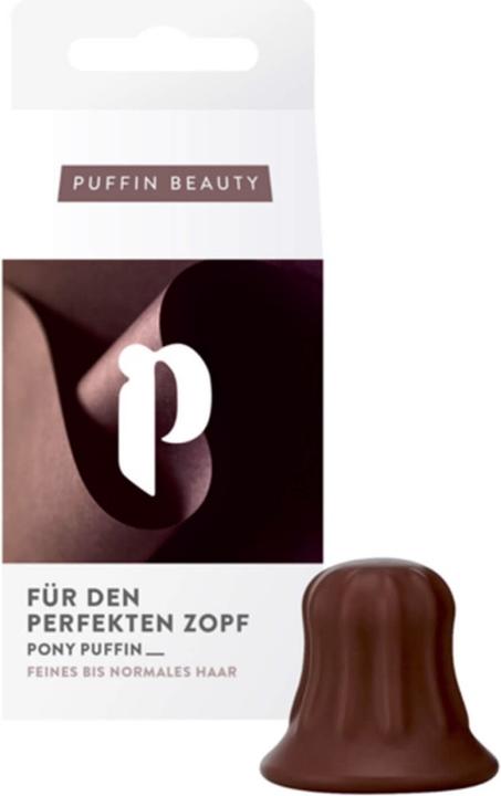 Actual product image Puffin beauty PONY PUFFIN - Chocolate (Hair tie)