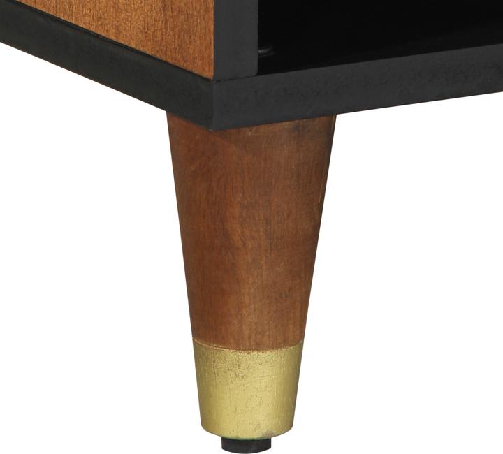 Actual product image VidaXL TV cabinet 100x33x46 cm made of solid mango wood (100 x 33 x 46 cm)